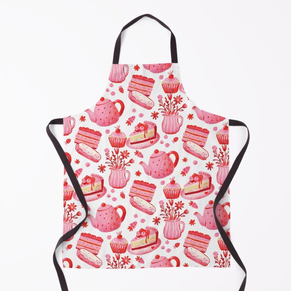 Item preview, Tea party whimsical hand drawn seamless pattern with sweets and cakes designed and sold by NatalkaP.