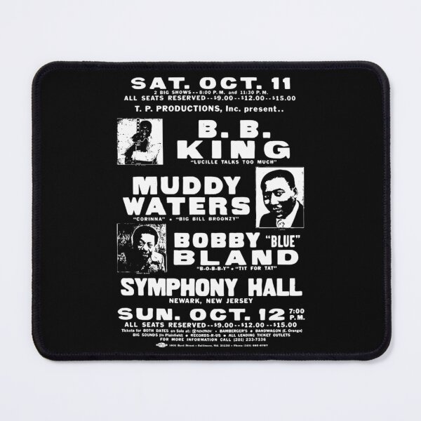 Item preview, BB King Muddy Waters Concert Poster designed and sold by JoshuaudArt.