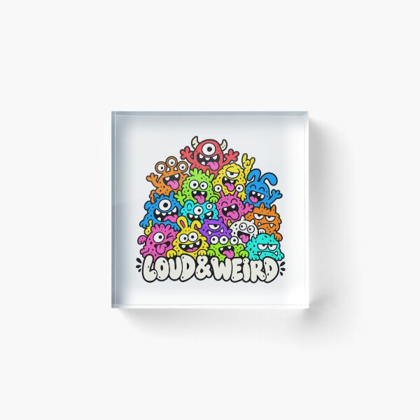 Item preview, Loud and Weird Neon Colorful Monster Crew designed and sold by Thai Vibe Studio.