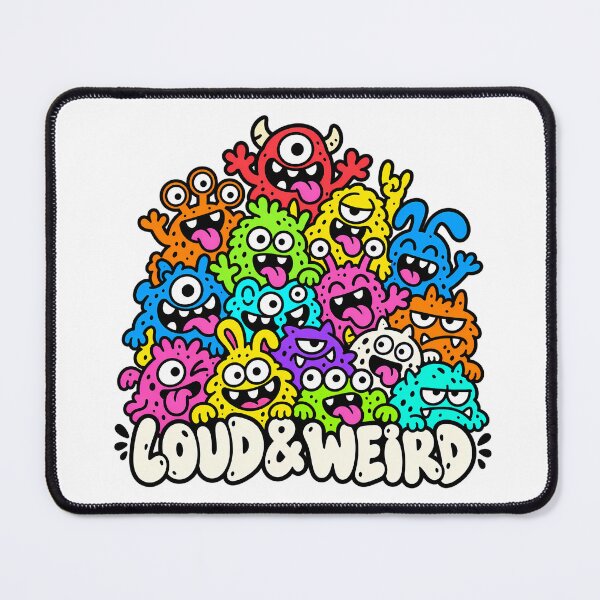 Item preview, Loud and Weird Neon Colorful Monster Crew designed and sold by Thai Vibe Studio.