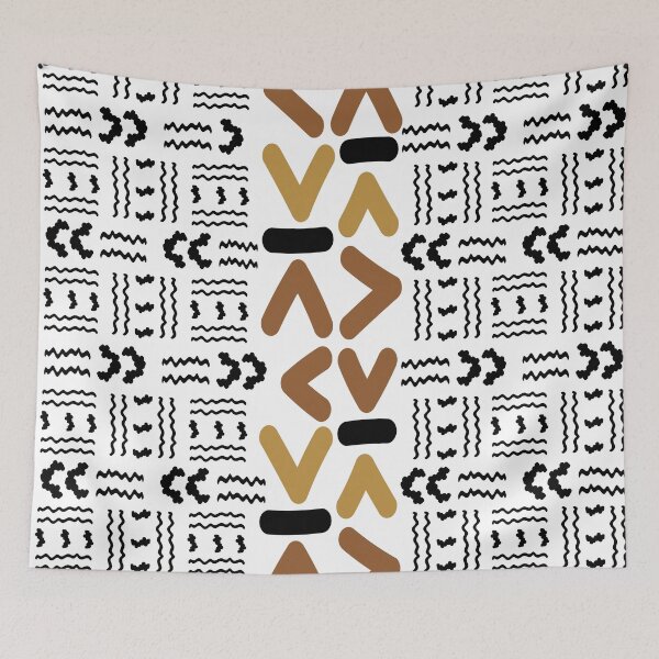 Item preview, African printed fabric – Bogolan patterns designed and sold by Wolagno.