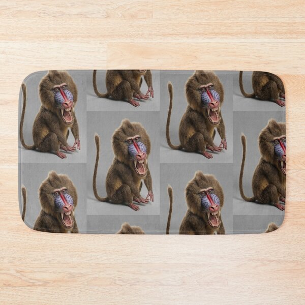 Item preview, Mandrill baboon 3D render art designed and sold by Vintage Designs +.