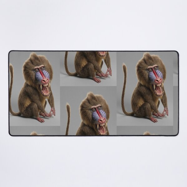 Item preview, Mandrill baboon 3D render art designed and sold by Vintage Designs +.
