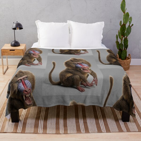 Item preview, Mandrill baboon 3D render art designed and sold by Vintage Designs +.