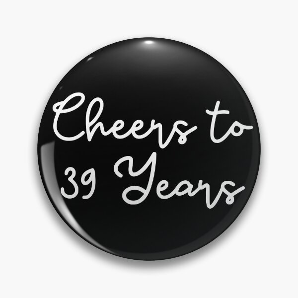 Item preview, Cheers to 39 Years - 39th Wedding Anniversary Gift for Couples Men Women designed and sold by Mozaic Clothes.