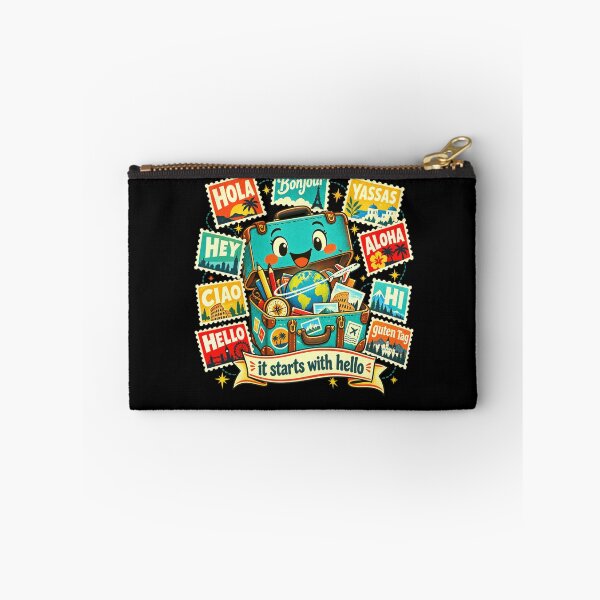 Item preview, It Starts With Hello World Traveler Greetings Adventure designed and sold by FolkGraphics.