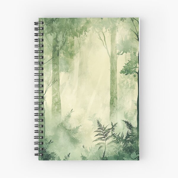 Item preview, A forest in shades of green designed and sold by MagelliShop.