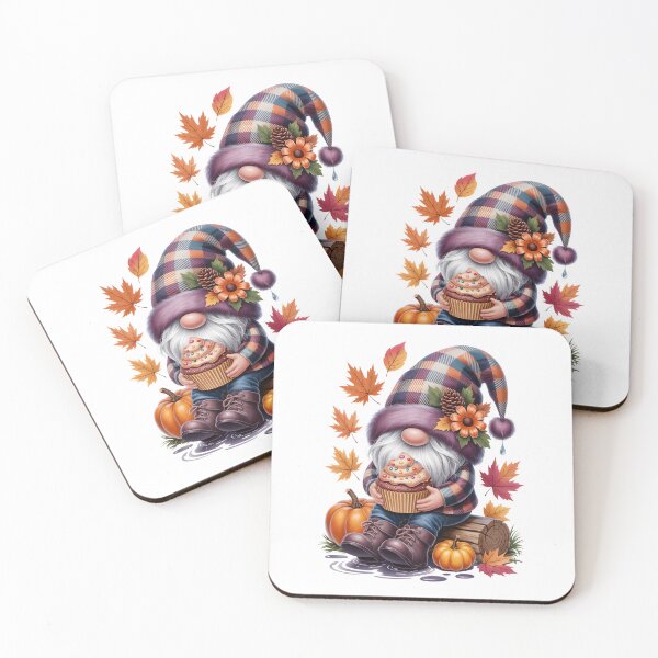 Item preview, Cute Fall Gnome Cupcake – Autumn Harvest Pumpkin Art designed and sold by jkrphoto.