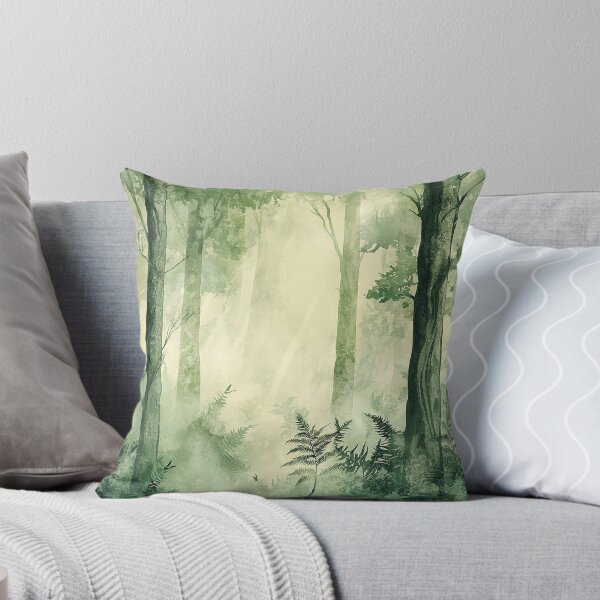 Item preview, A forest in shades of green designed and sold by MagelliShop.