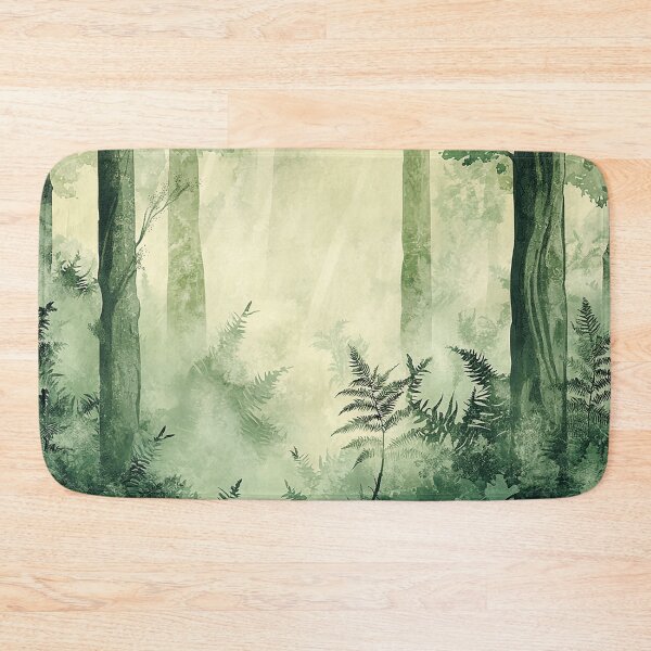 Item preview, A forest in shades of green designed and sold by MagelliShop.