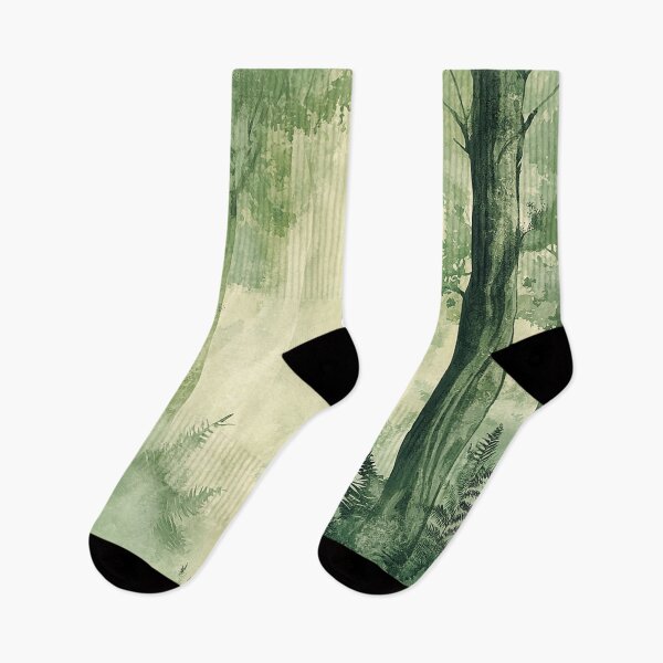 Item preview, A forest in shades of green designed and sold by MagelliShop.