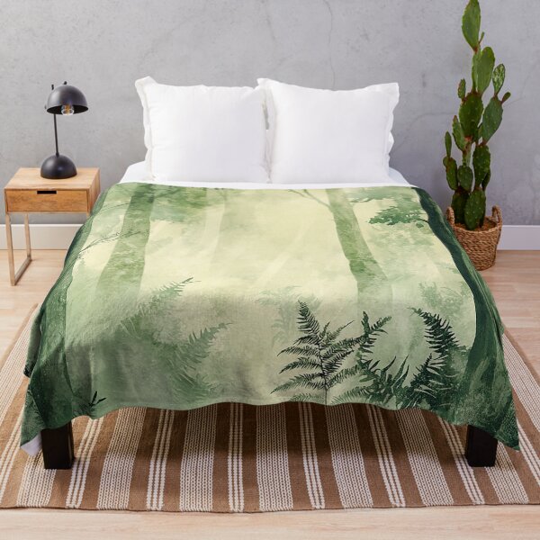 Item preview, A forest in shades of green designed and sold by MagelliShop.