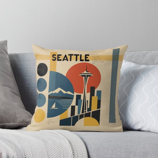 Item preview, Seattle Vintage Style Travel Poster designed and sold by rogue-design.