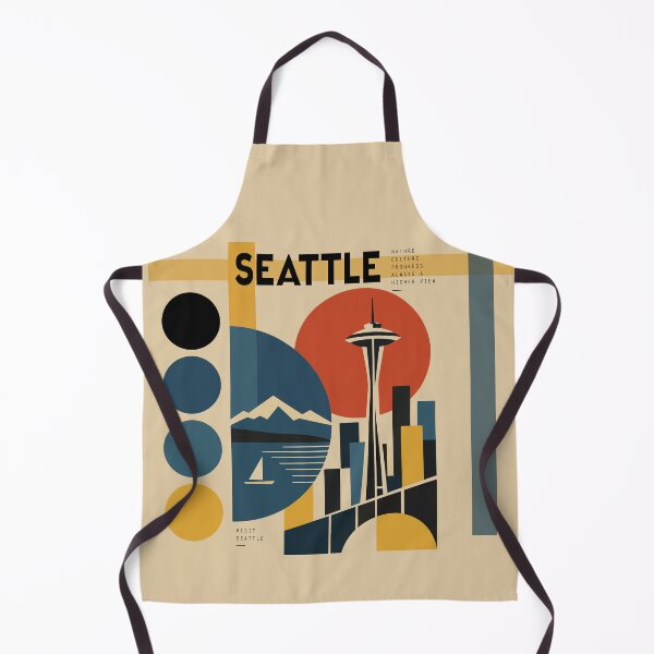 Item preview, Seattle Vintage Style Travel Poster designed and sold by rogue-design.