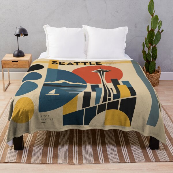 Item preview, Seattle Vintage Style Travel Poster designed and sold by rogue-design.