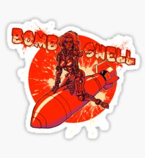 Bomber Nose Art: Stickers | Redbubble