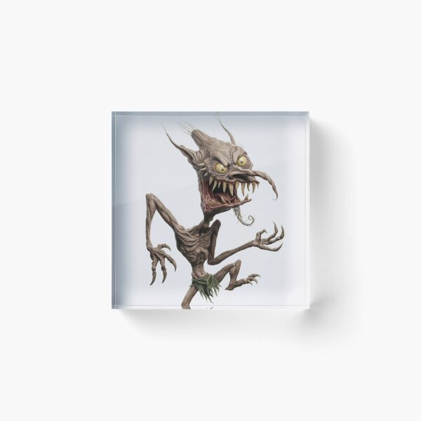 Item preview, Creepy dancing Goblin illustration designed and sold by Vintage Designs +.