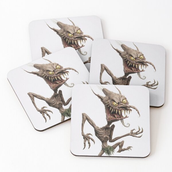 Item preview, Creepy dancing Goblin illustration designed and sold by Vintage Designs +.
