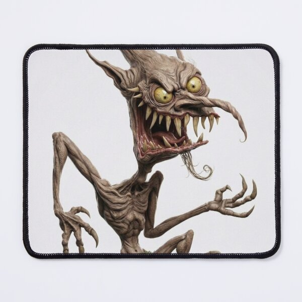 Item preview, Creepy dancing Goblin illustration designed and sold by Vintage Designs +.