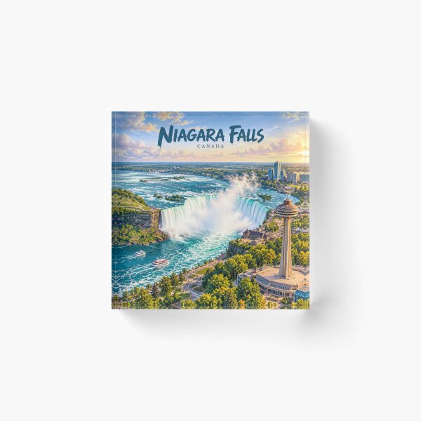 Item preview, Niagara Falls Painterly Canadian Impression designed and sold by MichaeIRellov.
