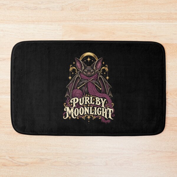 Item preview, Knitting Bat Purl By Moonlight designed and sold by Text2tee.