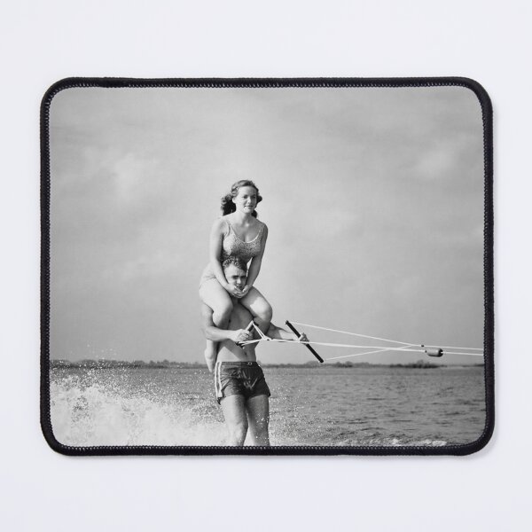 Item preview, Young Couple Waterskiing designed and sold by benzgeorg88.