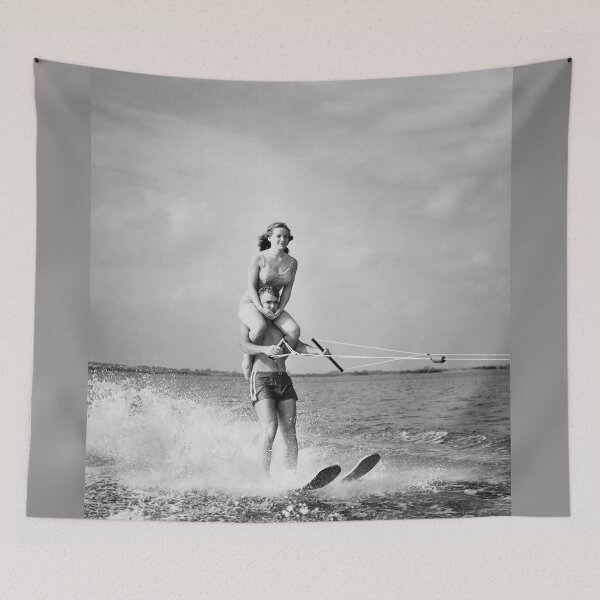 Item preview, Young  Couple Waterskiing designed and sold by benzgeorg88.
