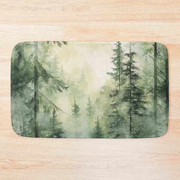 Item preview, A forest in shades of green designed and sold by MagelliShop.