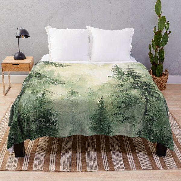 Item preview, A forest in shades of green designed and sold by MagelliShop.