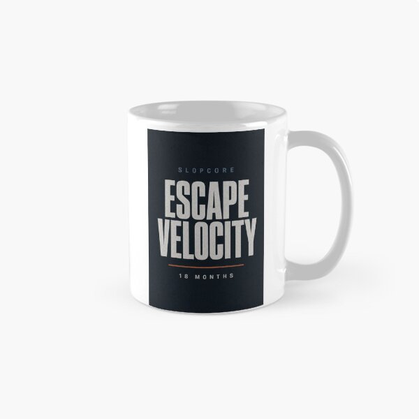 Item preview, Escape Velocity Title Lockup - Slopcore Lyric Video Art designed and sold by Acta Diurna Supply.
