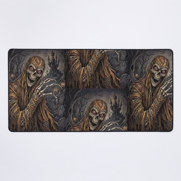 Item preview, Evil soul of the Mummy risen from the ancient tomb gothic horror art designed and sold by Vintage Designs +.