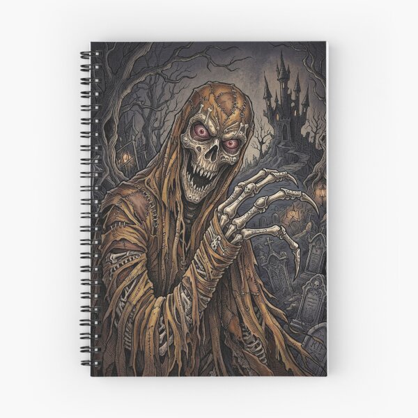 Item preview, Evil soul of the Mummy risen from the ancient tomb gothic horror art designed and sold by Vintage Designs +.