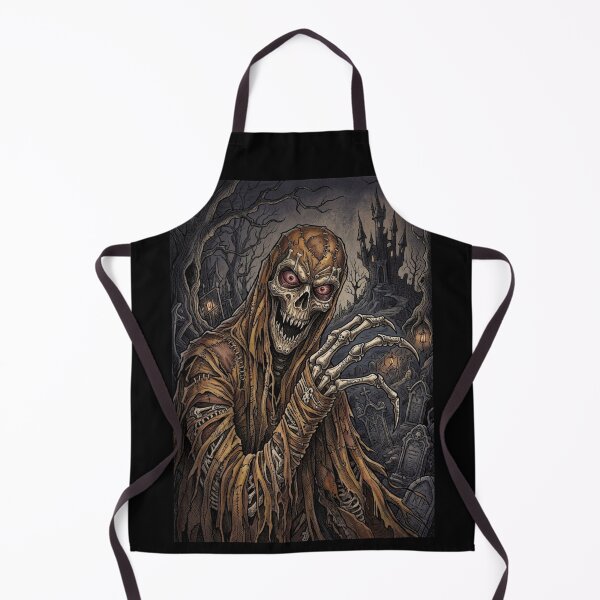 Item preview, Evil soul of the Mummy risen from the ancient tomb gothic horror art designed and sold by Vintage Designs +.
