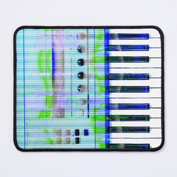 Item preview, Synthesizer Glitch Blue designed and sold by StephenRphoto.