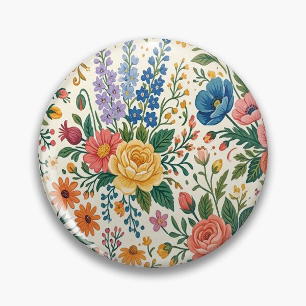 Item preview, Vibrant Multicolor Vintage Floral Pattern Design designed and sold by designdukan.