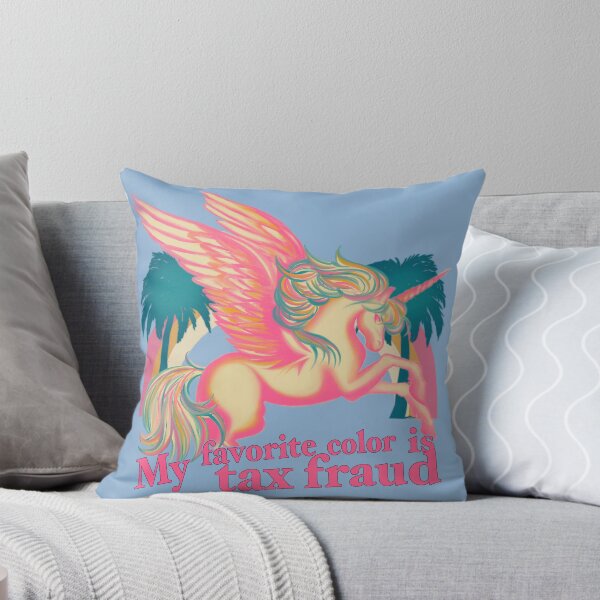 Item preview, My Favorite Color Is Tax Fraud Unicorn designed and sold by missmelodyferal.