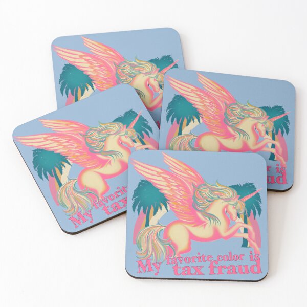 Item preview, My Favorite Color Is Tax Fraud Unicorn designed and sold by missmelodyferal.