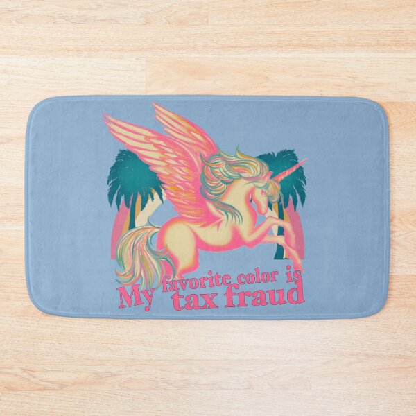 Item preview, My Favorite Color Is Tax Fraud Unicorn designed and sold by missmelodyferal.
