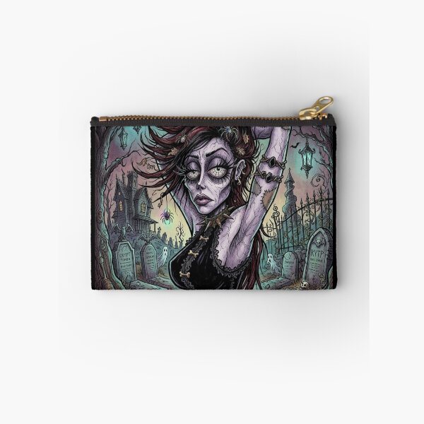Item preview,  Gothic Horror vampire woman illustration art designed and sold by Vintage Designs +.