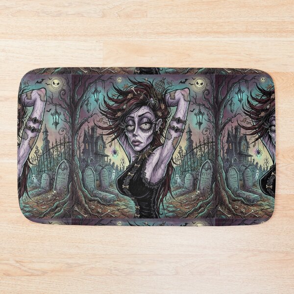 Item preview,  Gothic Horror vampire woman illustration art designed and sold by Vintage Designs +.