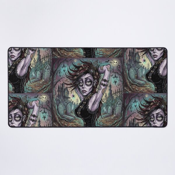 Item preview, Gothic Horror vampire woman illustration art designed and sold by Vintage Designs +.