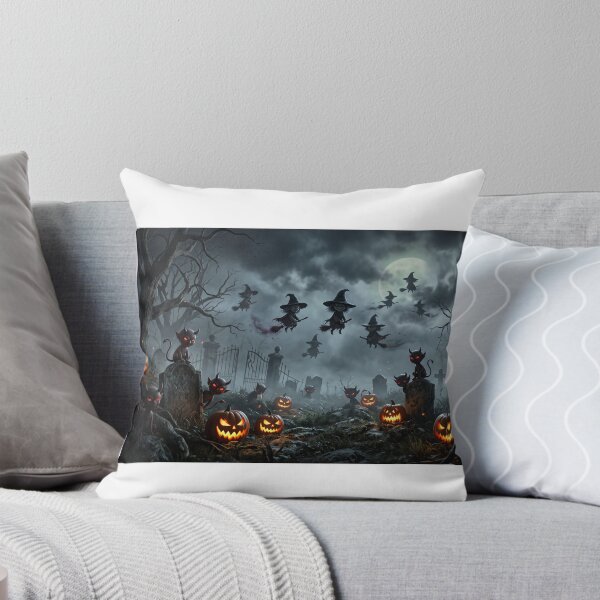 Item preview, Midnight Mischief: Spooky Cemetery Halloween Night designed and sold by Freedom Line Studio.
