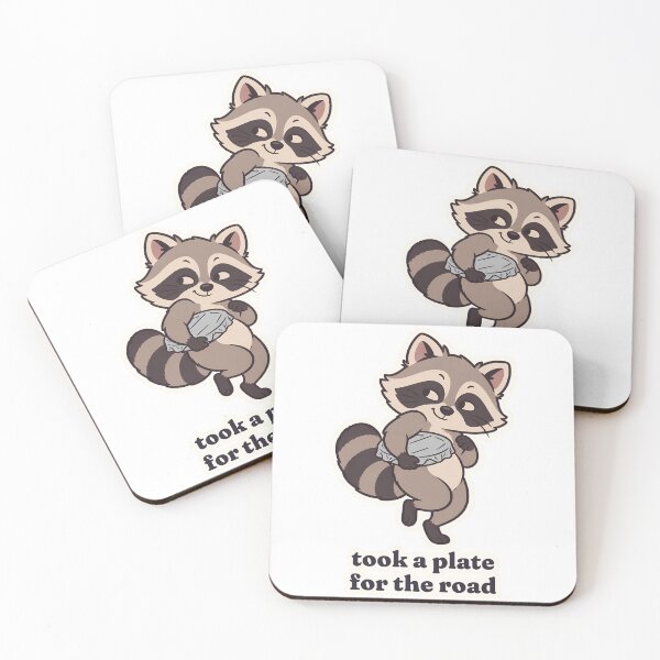 Item preview, Sneaky Raccoon Took a Plate Thanksgiving Leftovers designed and sold by OuqCreations.