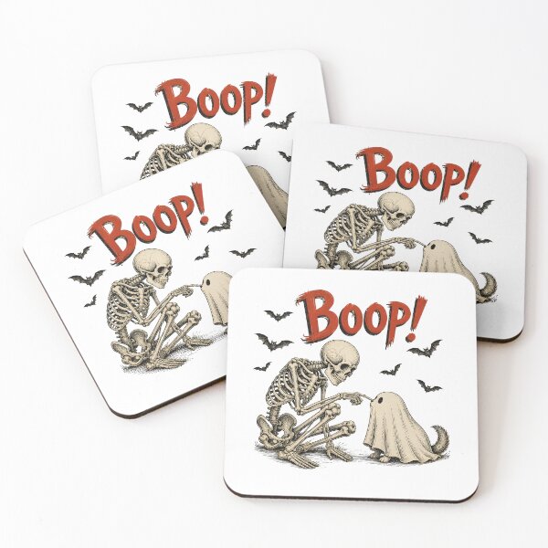 Item preview,  Skeleton Dog Boop Halloween – Spooky Skeleton Dog Nose Boop designed and sold by elisarasada.