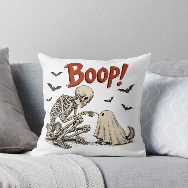 Item preview,  Skeleton Dog Boop Halloween – Spooky Skeleton Dog Nose Boop designed and sold by elisarasada.