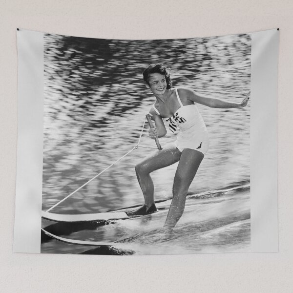 Item preview, Young Woman Waterskiing designed and sold by RachelCute.