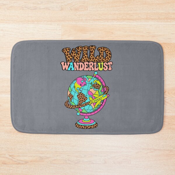 Item preview, Wild Wanderlust – Leopard Print Globe & Airplane Adventure designed and sold by Aimetoi.