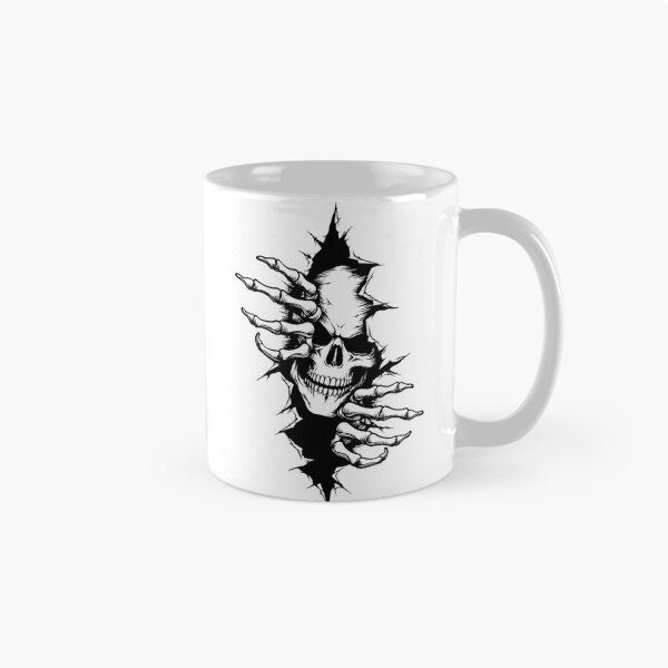 Item preview, Skull Breaking Through Wall – Skeleton Hands Horror Art designed and sold by RON-FASHION.