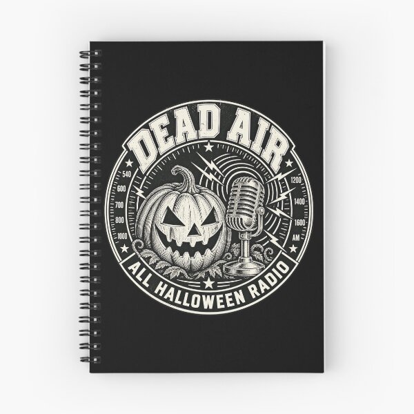 Item preview, Dead Air All Halloween Radio Vintage Engraved Badge Artwork designed and sold by adiencarteras.