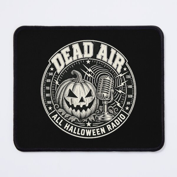 Item preview, Dead Air All Halloween Radio Vintage Engraved Badge Artwork designed and sold by adiencarteras.